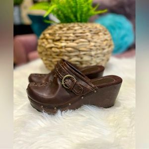 Brown Clogs